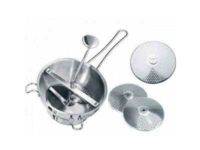 Passe-vite inox met 2 inzetten 24200